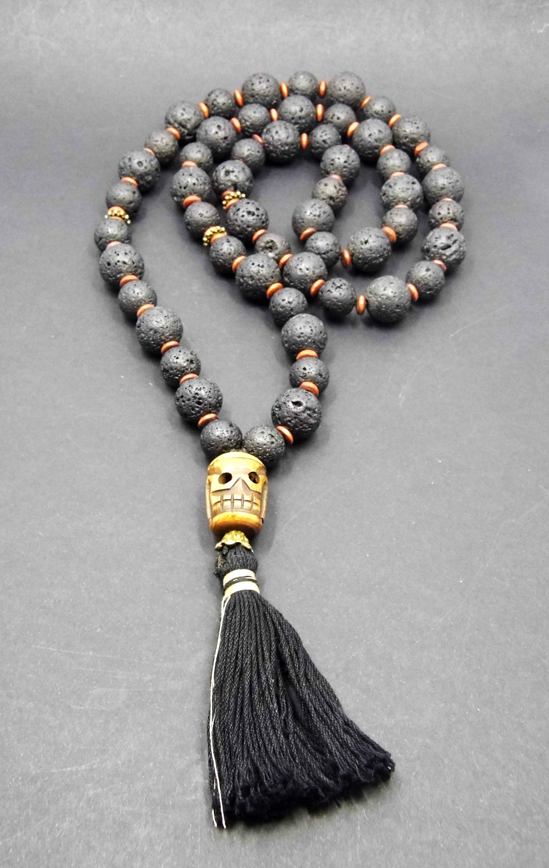54 Natural Beads with Tassels